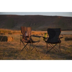 Fauteuil Camping ACIER Gris Noir 13 Fauteuil Camping ACIER Gris Noir -Tente camping Soldes fauteuil acier gris noir 5